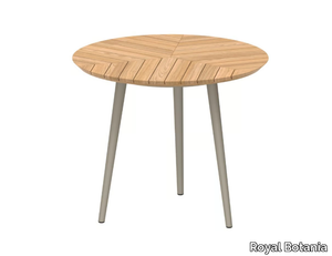 STYLETTO - Round teak garden table _ Royal Botania