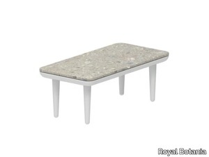 STYLETTO LOUNGE - Rectangular ceramic garden side table _ Royal Botania