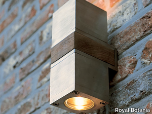 Q-BIC 2D - Stainless steel outdoor wall lamp _ Royal Botania