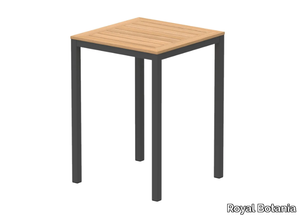 TABOELA - Square teak high table _ Royal Botania