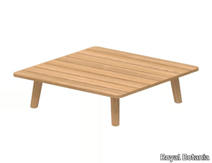 MAMBO LOUNGE - Square teak garden side table _ Royal Botania