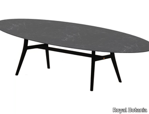 ZIDIZ - Oval ceramic garden table _ Royal Botania