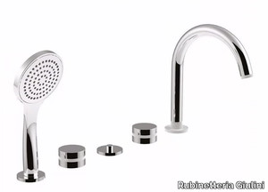 MYRING - FMR0160 - 5 hole bathtub set with hand shower _ Rubinetteria Giulini