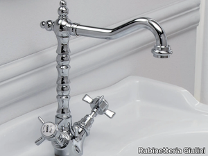 KENSINGTON - S3758A - Countertop 1 hole bidet tap with swivel spout _ Rubinetteria Giulini