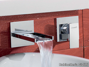 PABLOLUX - F9820-B1 - 2 hole wall-mounted washbasin mixer _ Rubinetteria Giulini