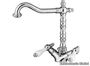 PRAGA - PRAGA CRYSTAL - FS7556A - Countertop 1 hole washbasin tap _ Rubinetteria Giulini