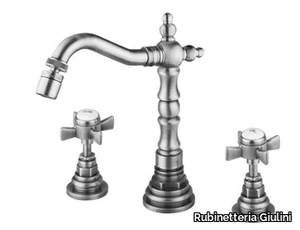 KENSINGTON - 3745A - 3 hole bidet tap with swivel spout _ Rubinetteria Giulini