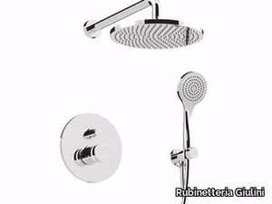 MYRING - FMR0013KB - Single handle shower mixer with diverter with overhead shower _ Rubinetteria Giulini