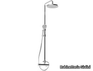 DELUXE - MYRING - FMR0008SWC-SDL - Wall-mounted shower panel with overhead shower _ Rubinetteria Giulini