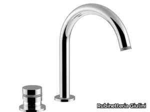 DELUXE - MYRING - FMR0040SCDL - 2 hole countertop washbasin mixer with adjustable spout _ Rubinetteria Giulini