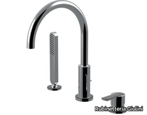 DELUXE - SURF - F5865BDDL - Deck mounted 3 hole bathtub tap with diverter _ Rubinetteria Giulini