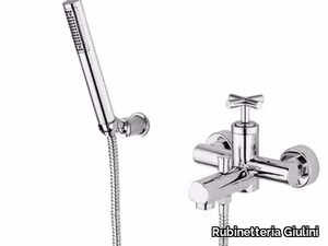 ELICA - F9201 - Wall-mounted bathtub tap with hand shower _ Rubinetteria Giulini