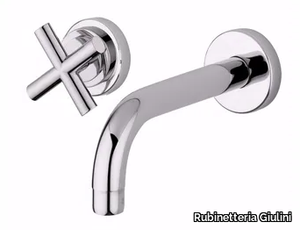 ELICA - F9220 - 2 hole wall-mounted washbasin tap _ Rubinetteria Giulini