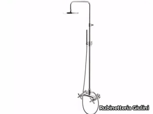 G3 - F7607WC-S - Wall-mounted shower panel with hand shower _ Rubinetteria Giulini