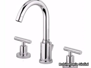 G4 - F7712A - 3 hole countertop washbasin tap with adjustable spout _ Rubinetteria Giulini