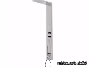 SURF - 1630 - Wall-mounted shower panel with overhead shower _ Rubinetteria Giulini