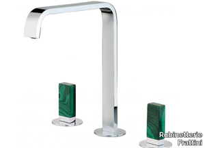 VITA DUE 53068VM - Washbasin mixer with individual rosettes without waste _ Rubinetterie Frattini