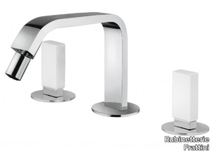 VITA DUE 53104BM - Countertop bidet mixer with individual rosettes _ Rubinetterie Frattini