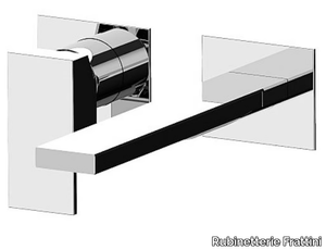 VITA DUE 35547A - Wall-mounted washbasin mixer without waste _ Rubinetterie Frattini