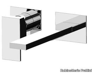 VITA DUE 35547 - Wall-mounted washbasin mixer with flow limiter _ Rubinetterie Frattini