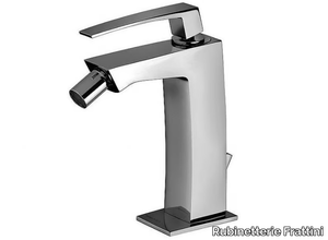 LUCE 84103 - Single handle bidet mixer with automatic pop-up waste _ Rubinetterie Frattini