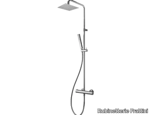 COLONNE DOCCIA 60625A - Wall-mounted thermostatic shower panel with hand shower _ Rubinetterie Frattini