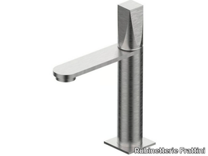 ALINE 49050 - Single handle stainless steel washbasin mixer without waste _ Rubinetterie Frattini