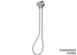 BORGIA 89400W - Stainless steel handshower holder with wall supply elbow _ Rubinetterie Frattini