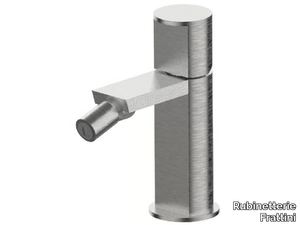 BORGIA 89080A - Countertop stainless steel bidet mixer without waste _ Rubinetterie Frattini