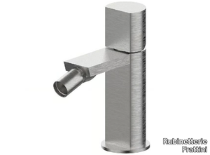 BORGIA 89080B - Countertop stainless steel bidet mixer without waste _ Rubinetterie Frattini