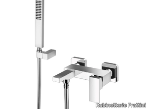 VITA DUE 35002 - Wall-mounted bathtub mixer with hand shower _ Rubinetterie Frattini