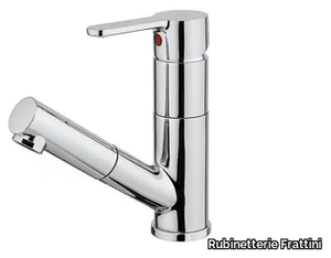 MOCCA 60055 - Single handle washbasin mixer with spray _ Rubinetterie Frattini