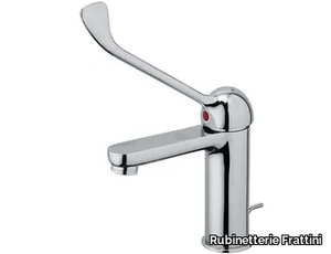 MOCCA 60064 - 1 hole washbasin mixer with pop up waste _ Rubinetterie Frattini