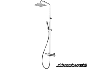 COLONNE DOCCIA 60626A - Wall-mounted thermostatic shower panel with hand shower _ Rubinetterie Frattini