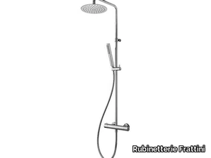 COLONNE DOCCIA 60626 - Wall-mounted thermostatic shower panel with hand shower _ Rubinetterie Frattini