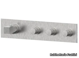 ALINE 49600V3 - 4 hole thermostatic stainless steel shower mixer _ Rubinetterie Frattini