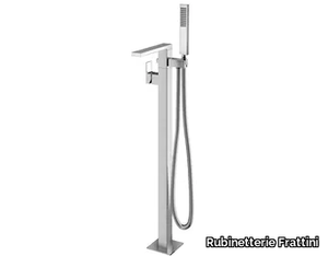 VITA 53596 - Floor standing single handle bathtub mixer with hand shower _ Rubinetterie Frattini