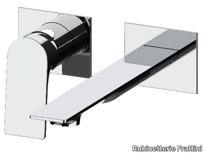 NARCISO 78547 - Wall-mounted washbasin mixer with flow limiter _ Rubinetterie Frattini