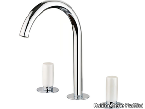 PEPE M STYLE 12068BM - Countertop washbasin mixer with individual rosettes _ Rubinetterie Frattini