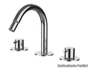 PEPE XL 12104F - Countertop bidet mixer with individual rosettes _ Rubinetterie Frattini