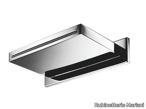 130-DC - Wall-mounted stainless steel waterfall spout _ Rubinetterie Mariani