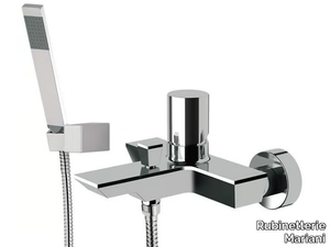 5TH AVENUE - Wall-mounted bathtub mixer with hand shower _ Rubinetterie Mariani