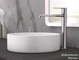 ARMONIA - Countertop single handle brass washbasin mixer without waste _ Rubinetterie Mariani