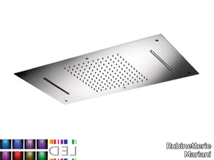 SRL-06 - LED built-in stainless steel overhead shower with chromotherapy _ Rubinetterie Mariani