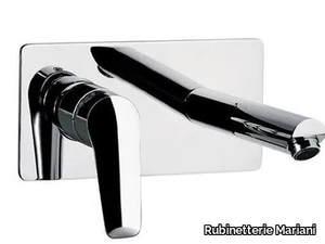 ESSENZA 565-ES - Single handle washbasin mixer with plate _ Rubinetterie Mariani