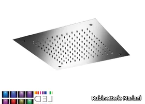 SQ0-L7 - LED built-in stainless steel overhead shower with chromotherapy _ Rubinetterie Mariani