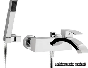 MARTE - Wall-mounted bathtub mixer with hand shower _ Rubinetterie Mariani