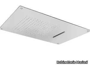 SQ0-03 - Ceiling mounted built-in stainless steel overhead shower with anti-lime system _ Rubinetterie Mariani