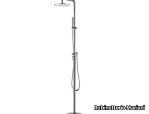 A52-CD - Floor standing shower panel with overhead shower _ Rubinetterie Mariani