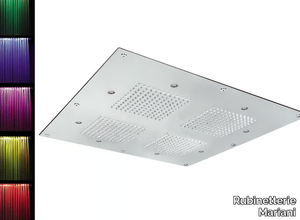 SQ0-L4 - Ceiling mounted built-in overhead shower with chromotherapy _ Rubinetterie Mariani